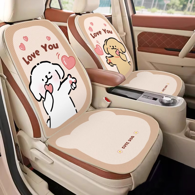 E1537k - Pequeño corazón blanco de café con leche, fila delantera K, juego de 4 piezas.