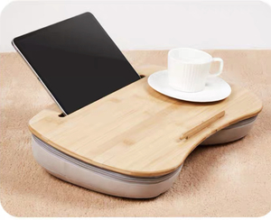 Hiện đại xách tay Lap bàn với gối tre máy tính xách tay khay giường sofa bảng - Product Image 2