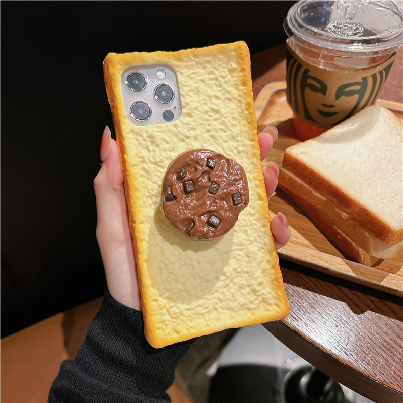 Yellow Toast With Cookie Grip