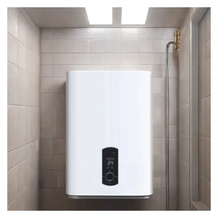 2024 thiết kế mới lưu trữ máy nước nóng điện 220-240V Máy nước nóng tắm thiết bị nhà