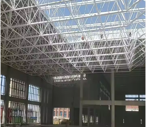 Fabricante de China, estructura de acero para construcción, estructura de acero, sistema de marco espacial para techo de gimnasio - Product Image 4