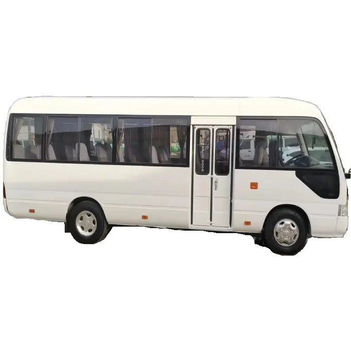 Toyota coaster bus low chilometri minibus usato in buone condizioni motore diesel per scuolabus