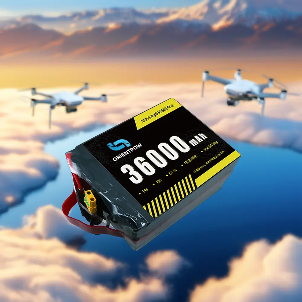 Batterie FPV Drone 6S /12S/14S 36Ah 10C pour drone vente chaude modèles rc avion agricole batterie haute performance