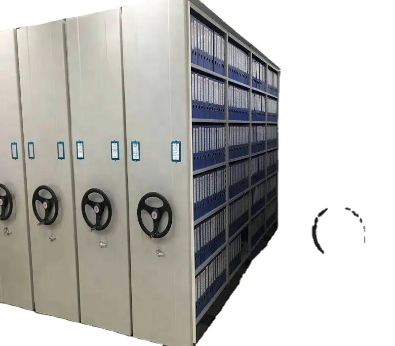 Üretim kompaktör depolama dosya dolabı raf sistemi/mobil raflar/Metal kilitleme rafları