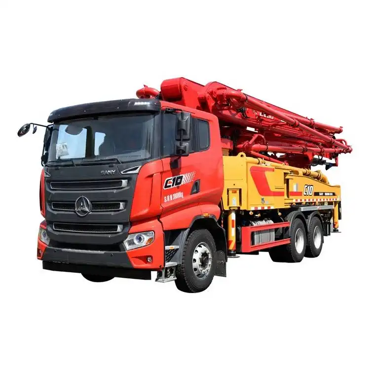 2022 year China brand sany 40 m 43m 49m construction concrete pumping cost of concrete pump trucks