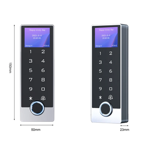 Metall-RFID-Karte Standalone-Tür zugangs kontroll system IP68 Wasserdichter WIFI TUYA Biometrischer Fingerabdruck-Zugangs regler mit LCD