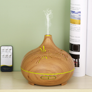 500ml Holzmaserung Duftöle Diffusor, Plug-in Cool Mist Luftbe feuchter mit CE ROSH Zertifikat Diffusor