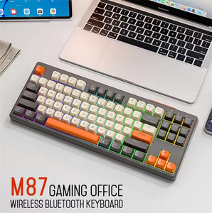 2.4Ghz无线USB C型游戏机械键盘87键RGB背光可编程键盘 - Product Image 3