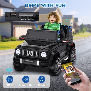 12V çocuk elektrikli araç LED far müzik çalar boynuz yumuşak başlangıç düşük pil ses istemi ebeveyn uzaktan kumanda Ride-On araba - Product Image 6