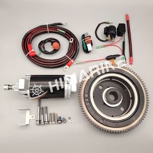 電動スタート変換キットヤマハParsun Hidea 40HP 2ストローク船外モーターボートエンジンE40X電動スターターキット - Product Image 6