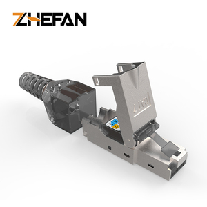 Connettore Ethernet ZHEFAN Rj45 spina senza pedaggio maschio spina modulare Stp Cat7 Cat6a connessione sul campo - Product Image 2
