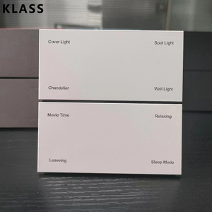 Sistema de Automatización Inteligente KLASS, interruptor de pared de hotel para el hogar inteligente, panel de 8 Botones pulsadores de aluminio cepillado, interruptor inteligente Tuya gris de 10 pulgadas - Product Image 2