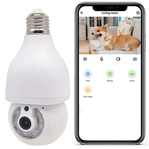 Icsee App lampadina fotocamera con scheda di memoria 1920*1080 sensore di movimento telecamera di sicurezza Full HD visione notturna 360 occhi fotocamera - Product Image 4