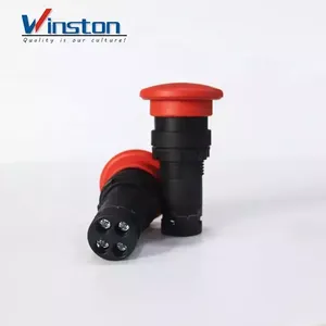 Pulsante a fungo interruttore a pulsante auto-reset 22mm 2 contatto - Product Image 2