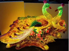 40W small couple peacok 98*60*22cm