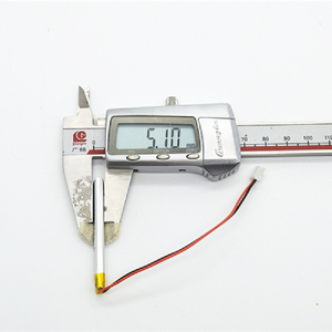 Lipo pil hücresi 3.7V 180mAh 500850 şarj edilebilir küçük pil hücresi <span class=keywords><strong>8mm</strong></span> genişlik lityum polimer pil