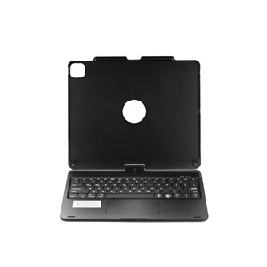 2021/2020/2018 Ano 12,9 polegadas 360 graus rotativo Touchpad colorido LED Backlit teclado sem fio caneta titular para <span class=keywords><strong>iPad</strong></span> Pro Novo