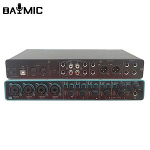 Wholesale 3 Gen <strong>4</strong> in <strong>4</strong> Out Usb Pc Computer Sound Cards <strong>Audio</strong> <strong>Interface</strong> 24 Bit192 kHz Resolution for Professional Recording - Product Image 1