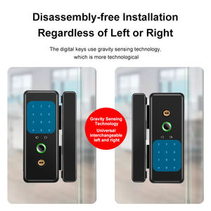 Vians Finger abdruck karte <span class=keywords><strong>Code</strong></span> Schlüssels chlösser Elektrisches Schloss Büro Home Hotel Tuya Smart Glastür schloss