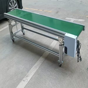 Cinta transportadora de uso industrial de carga y descarga de grano a granel verde - Product Image 5
