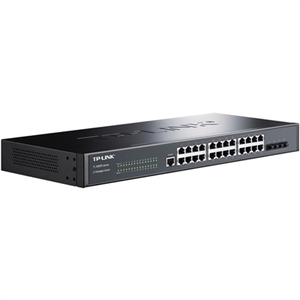 TP-Link Tl-Sh 64.28 Mega Online <strong>Stacked</strong> Three-Layer Network Management Switch 24GE + 4SFP + 24 10/100/1000BASE-T RJ45 Ports