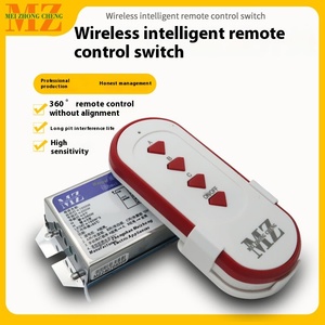Meizhong ampio voltaggio Wireless a doppio controllo telecomando a tre vie segmentatore telecomando digitale con quattro segmenti