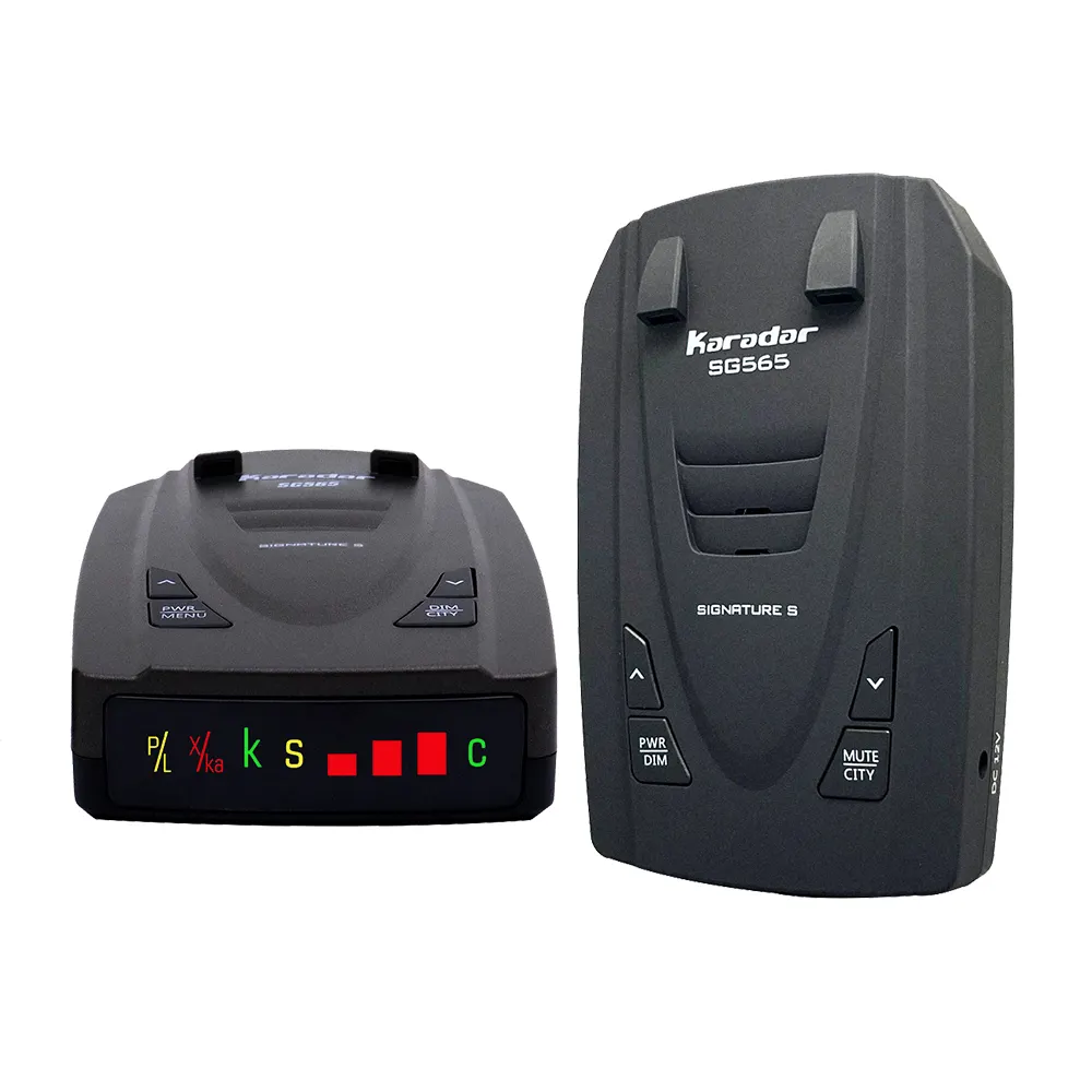 속도 레이더 감지기 시그니처 안티 레이더 LED 2 IN 1 Karadar SG565 와 새로운 디자인 레이저 안티 카 스피드 건