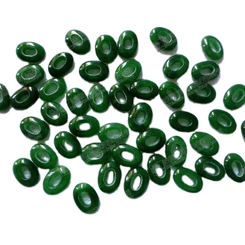 Prezzo di fabbrica naturale tinti di verde giada perline 13x18mm pietre sciolte