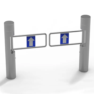 Swipe Card Reader Pedestrian Access Control System <strong>Entry</strong> and Exit Gates Security Solutions Sensor Biometric Turnstile
