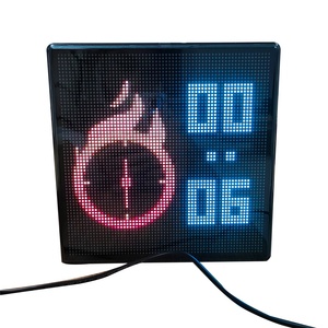 LINLI 32X32 Display a LED per auto Emoji classico controllato a voce per finestrino posteriore per auto Display digitale a LED per pubblicità auto - Product Image 5