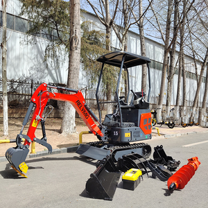 Máy xúc mini 0 8 tấn 1 tấn cho vườn trang trại với xô để bán - Product Image 1