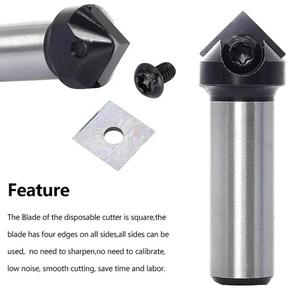 CNC ekle v-oluk planya yönlendirici Bit 90 derece V Bit 1/4 "1/2" 6mm Shank ağaç İşleme pah 3D gravür freze kesiciler - Product Image 6