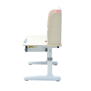 Ahşap çocuk yüksekliği ayarlanabilir çok fonksiyonlu çocuk çalışma masası sandalye kitaplık ile çocuklar için ergonomik çalışma masası - Product Image 3