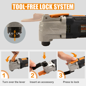 MAXXT Factory 300W <strong>Oscillating</strong> <strong>Multi</strong>-<strong>Function</strong> <strong>Tool</strong> Saw Blades Electric Power Source for DIY Projects Hot Sale - Product Image 2
