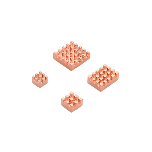 <strong>Raspberry</strong> <strong>Pi</strong> 4 Heat Sink Metal Copper Heatsink Passive Cooling Pad Heat Dissipation Radiator for <strong>Raspberry</strong> <strong>Pi</strong> 4 Model B - Product Image 1