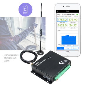 Control de alerta de alarma inalámbrico remoto industrial entrada analógica registrador de datos con sistema de adquisición de datos de alarma SMS - Product Image 5