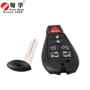 Key programmierer von fernbedienung auto schlüssel fall Transponder Car Key Shell für Chrysler Town & Country 2008-2016 Auto Parts