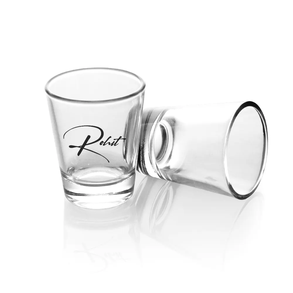 Logo personnalisé de haute qualité 50ml 2oz vin whisky tasse blanc sublimation expresso verres petite balle verre à liqueur