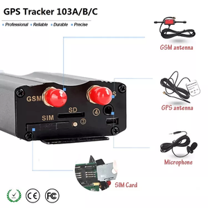 工厂价格热卖GSM/GPRS迷你汽车全球定位系统跟踪器Coban 103实时免费应用车辆跟踪定位器设备 - Product Image 4