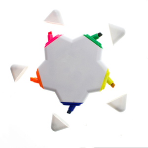 Evidenziatore 5 in 1 evidenziatore punta a scalpello evidenziatore carino in stella a cinque punte per bambini - Product Image 4