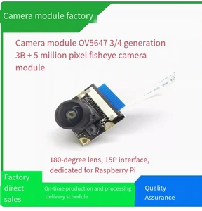 Modulo fotocamera 5 megapixel Raspberry PI OV5647, modulo fotocamera grandangolare di 130 gradi 3/4a generazione 3B + - Product Image 3