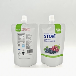 מותאם אישית מיץ פירות נוזלי 1l 2l 3l <span class=keywords><strong>4l</strong></span> 5l פלסטיק נוזל spout שקית שקית עם כובע
