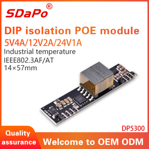 SDAPO DP5300 PoE PD <strong>Module</strong> IEEE802.3af/at Standard PoE <strong>Input</strong> 48V DC <strong>Output</strong> 5V 12V 24V PoE Board - Product Image 2