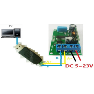 R414A01 DC 5V-23V RS485 Temperatur-und Feuchtigkeit sensor Fern erfassungs monitor Ersetzen Sie DS18B20 PT100 DHT11 DHT22 - Product Image 3