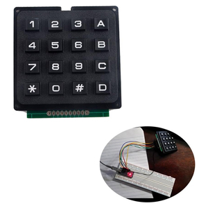 3*4 4*4 matris anahtarı klavye tuş takımı dizisi modülü ABS plastik tuşlar 4x4 <span class=keywords><strong>3x4</strong></span> 12 16 anahtar düğmesi membran anahtarı DIY kiti