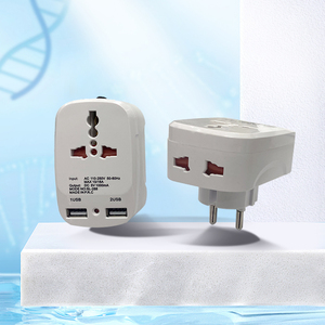 Venta al por mayor de fábrica tipo europeo tipo francés a enchufe multifuncional con enchufe USB con enchufe de conversión de luz indicadora - Product Image 6