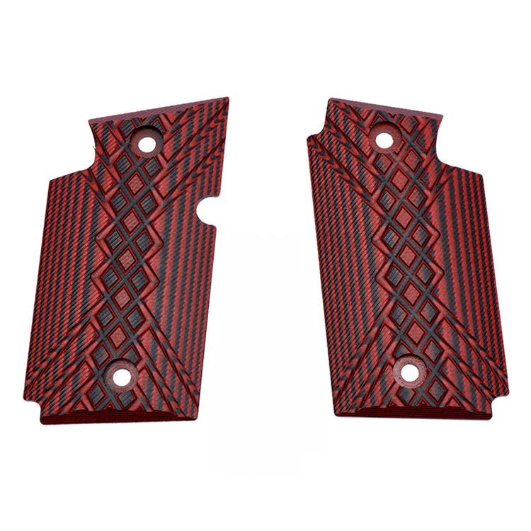 Crosshatch rosso/nero