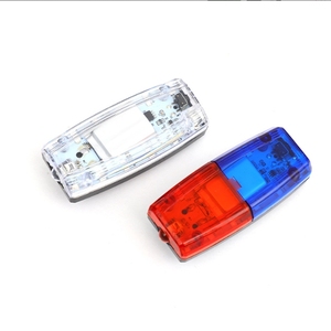 Có thể sạc lại không thấm nước đêm an ninh tuần tra đa chức năng màu đỏ màu xanh dẫn Vai ánh sáng - Product Image 4