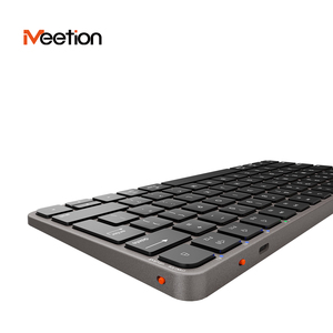Meetion ikey K210 78Keys Slim Teclado inalámbrico Bluetooth 2,4G BT 5,2 Modo dual Computadora PC Laptop Teclado inalámbrico para Mac