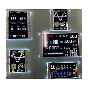 Custom VA In Bianco E Nero Cifre Su Misura Display LCD 7 segmenti di Formato Personalizzato Schermo LCD per farmaci pompa/contatore dell'acqua - Product Image 1